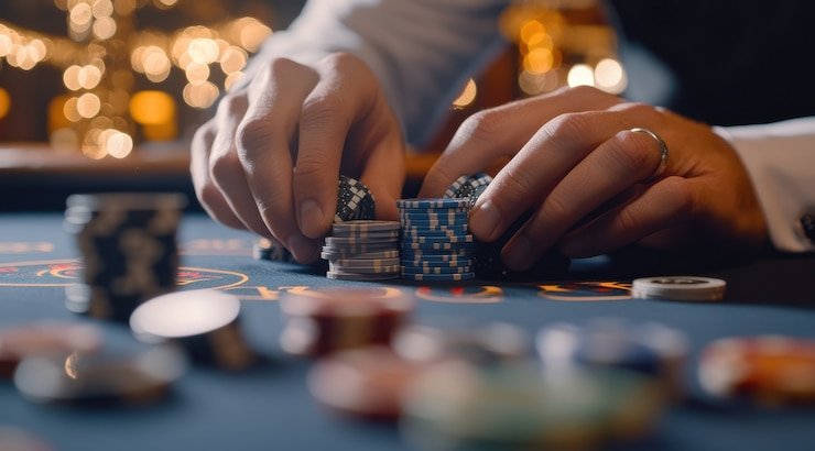 Dealer card draw moment captured in HD Dealer card draw moment in Colok Jitu